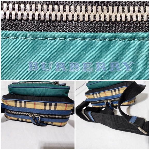 Burberry Camera Canvas Nylon Crossbody Bag - Picture 10 of 11